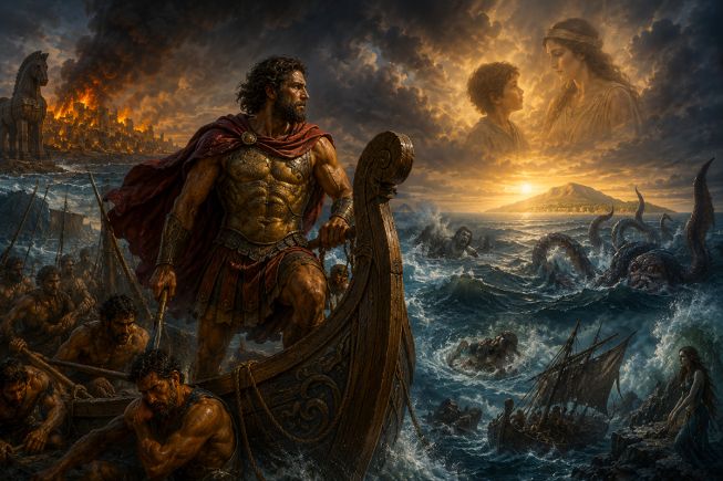 Oysseus en de Odyssey